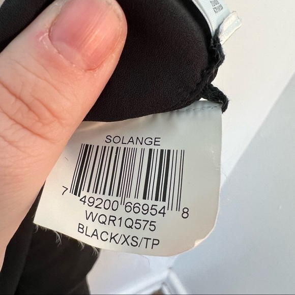 BCBGMAXAZRIA Solange Back-Drape Halter Top Black - Picture 11 of 13